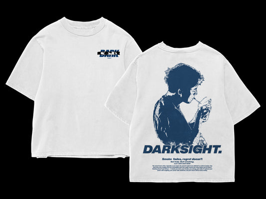 White Heavyweight Smoke Tee