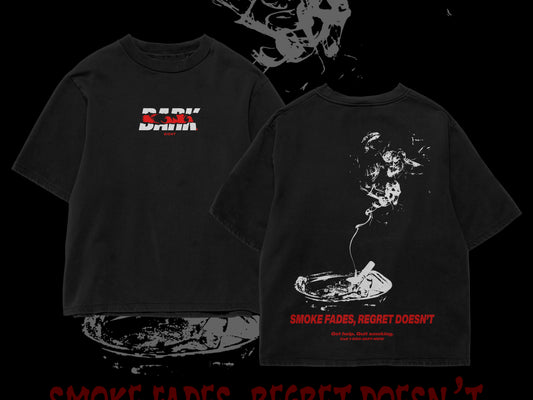 Black Heavyweight Smoke Tee