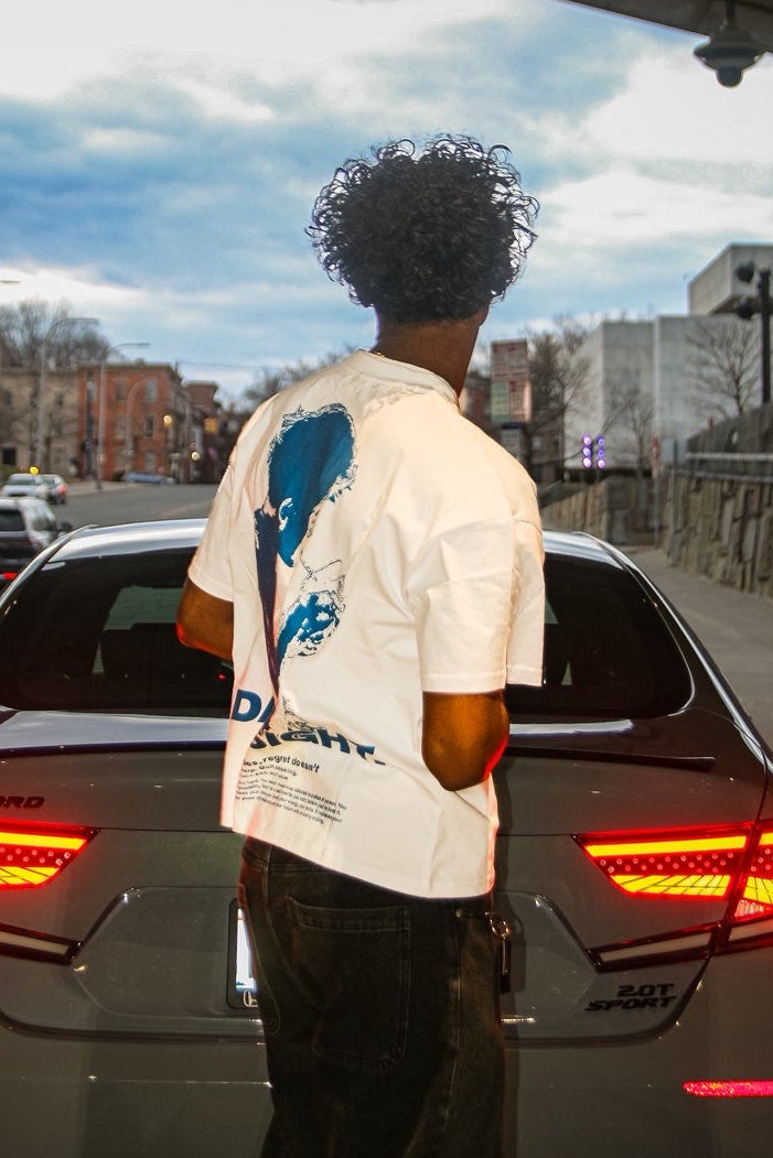 White Heavyweight Smoke Tee