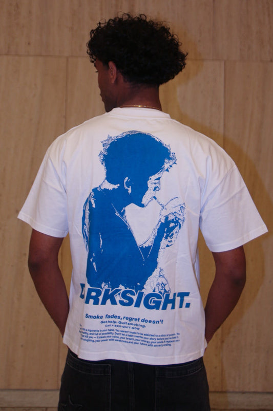 White Heavyweight Smoke Tee